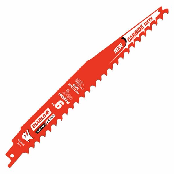 Freud 9in Carbide Pruning & Clean Wood Cutting Reciprocating Saw Blade DS0903CP3